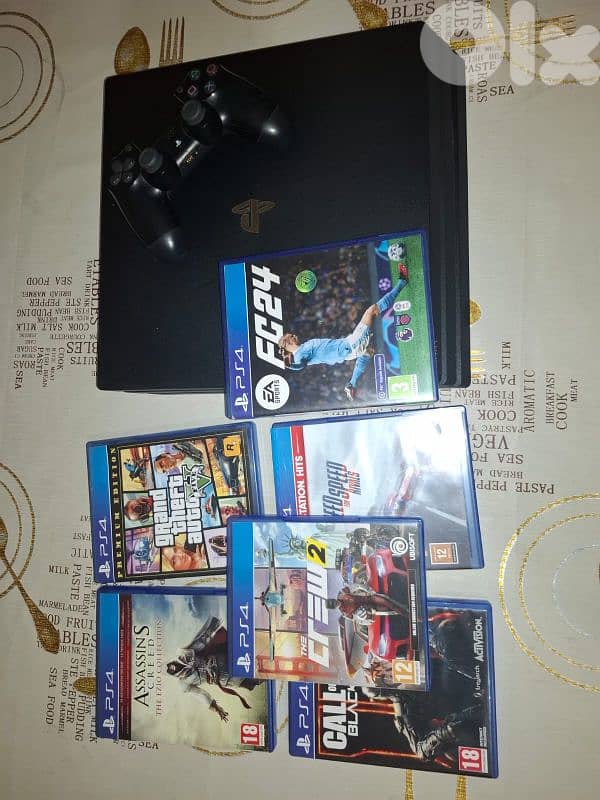 1_ps4 console .   2_don't miss the chance to enjoy video games. 0