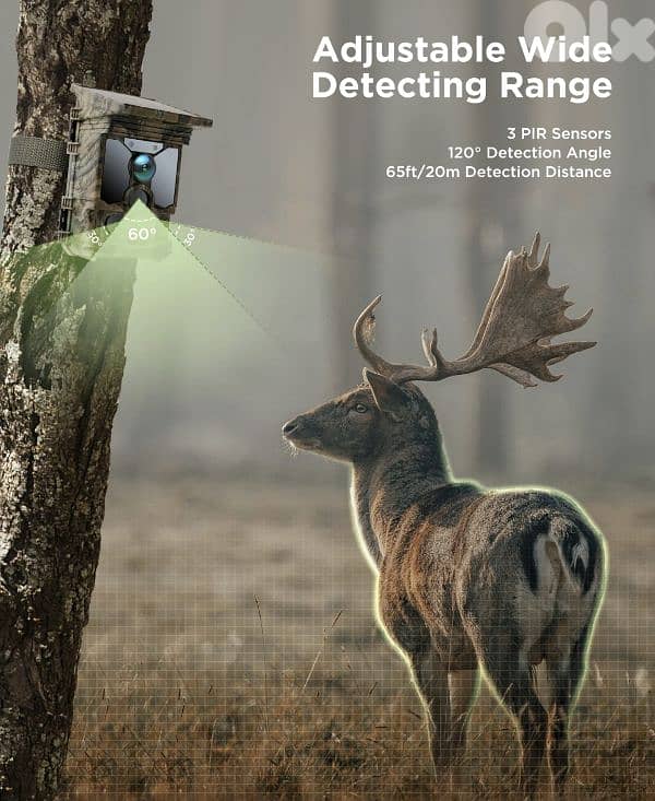 CEYOMUR 4K 30fps Solar Trail Camera, WiFi Bluetooth 46MP/4$ delivery 7