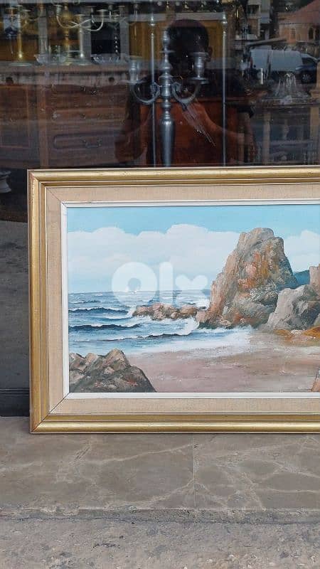 لوحة رسم زيتي اوروبية 4