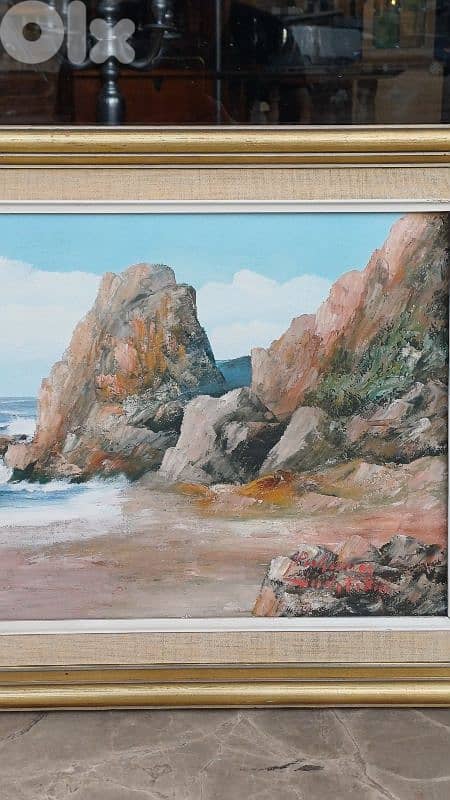 لوحة رسم زيتي اوروبية 5