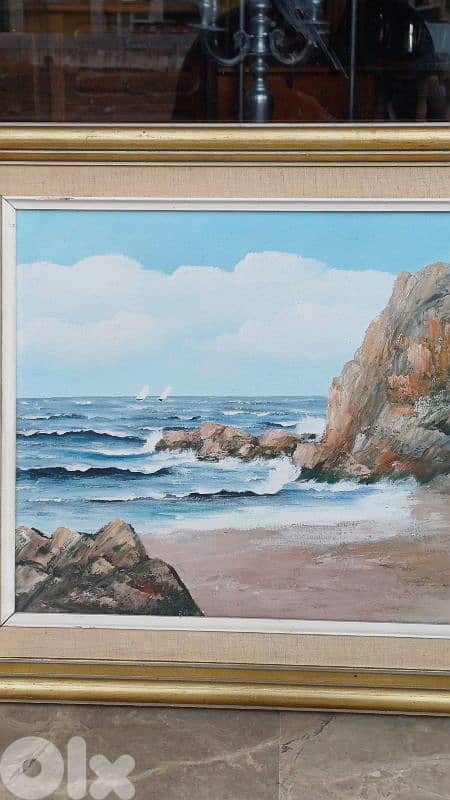 لوحة رسم زيتي اوروبية 6