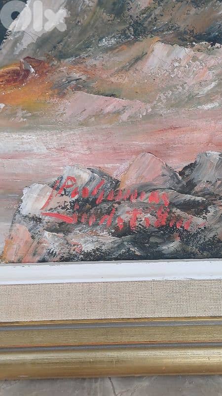 لوحة رسم زيتي اوروبية 7