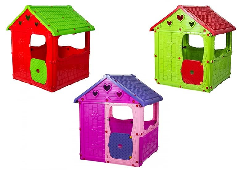 Simsek Lightning Plastic Play House 92 x 98 x 116 cm- بيت لعب بلاستيكي 0