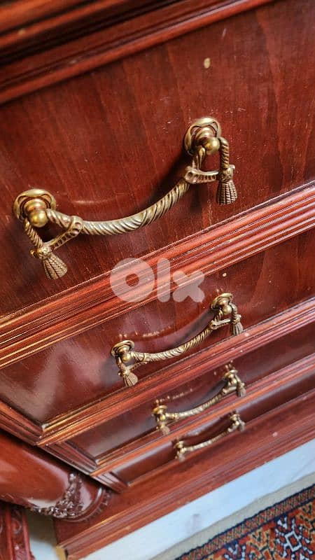 wood mirror مراية بيت خزانة خشب  جارور غرفة نوم صالون 2