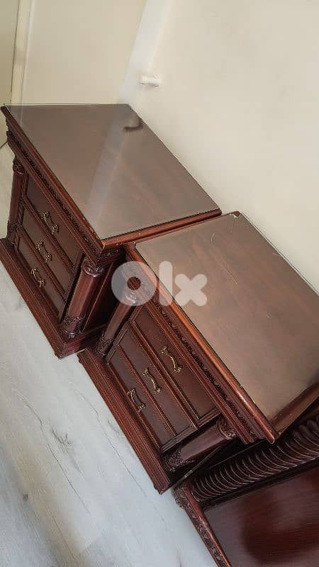 wood mirror مراية بيت خزانة خشب  جارور غرفة نوم صالون 5