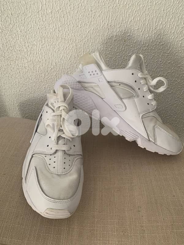 Original Nike Air Huarache “ Triple white” sneaker 2