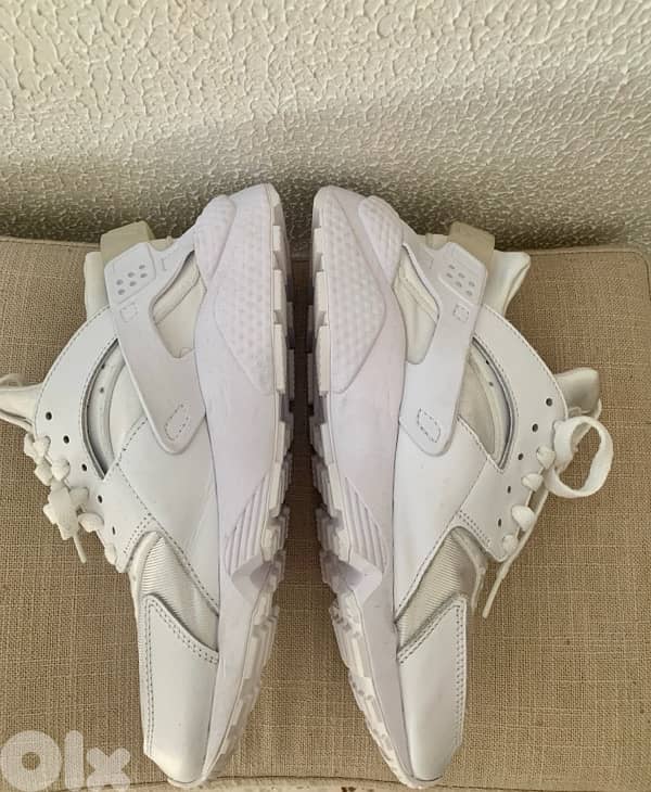 Original Nike Air Huarache “ Triple white” sneaker 3
