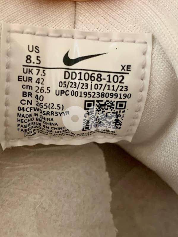 Original Nike Air Huarache “ Triple white” sneaker 6