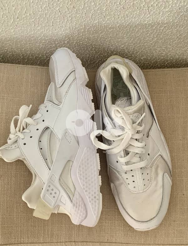 Original Nike Air Huarache “ Triple white” sneaker 8