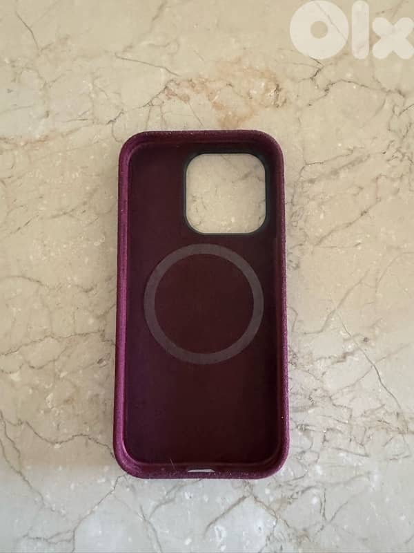 Iphone 15 pro Premium Alcantara case 14