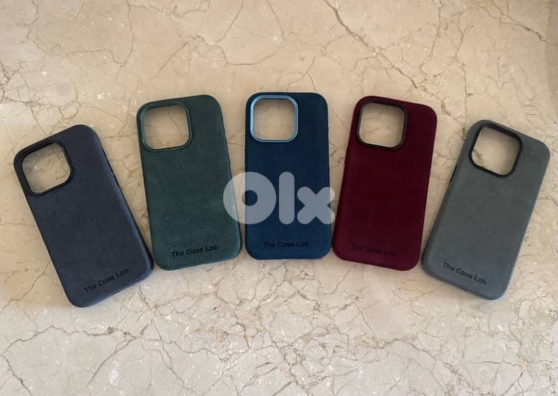 Iphone 15 pro Premium Alcantara case 0