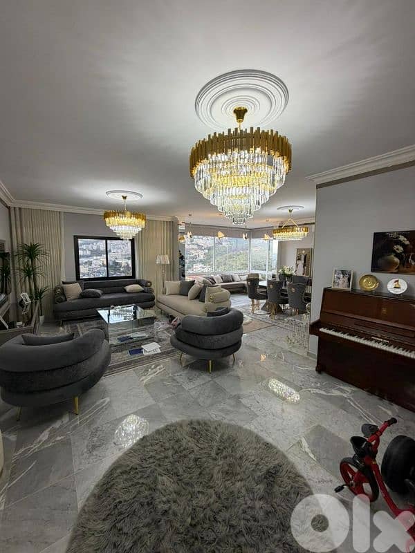 Super Deluxe l Furnished 220 SQM Apartment in Dawhet Aramoun l Ref: MF 0