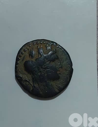 Phoencia Ancient small Bronze Coin Tyre mint year aorund 70 BC