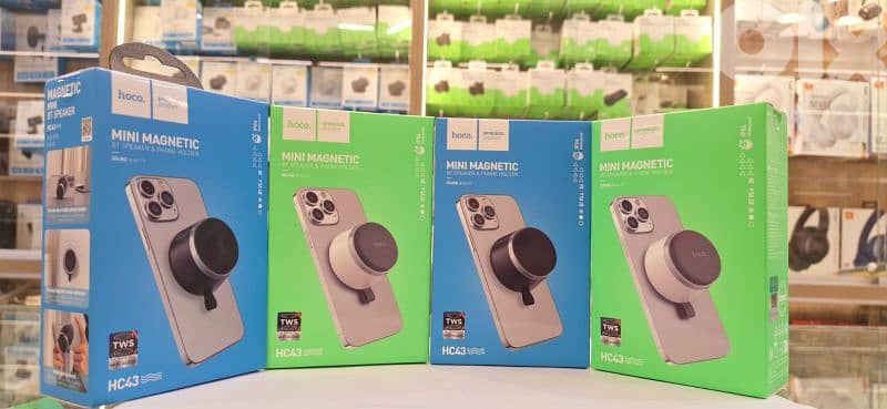 HOCO MINI MAGNETIC BT SPEAKER & PHONE HOLDER HC43 0