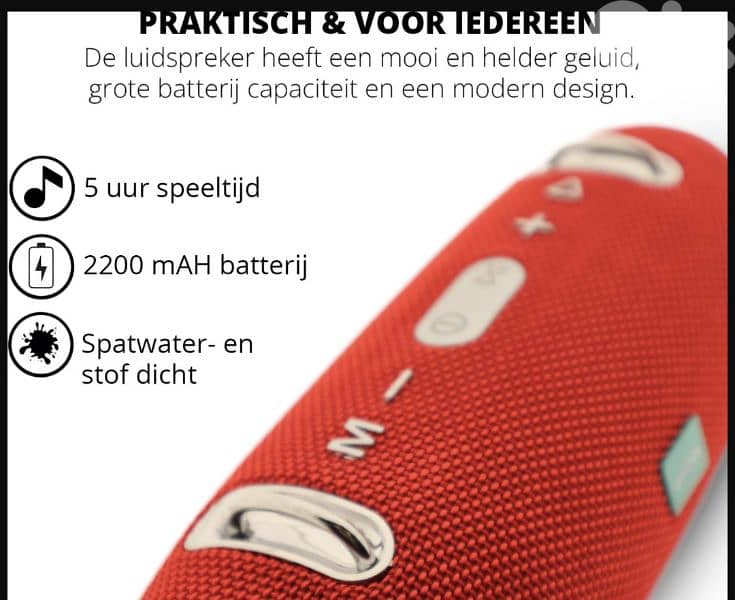 Bluetooth Speaker - Wireless - Music Box - Splashproof4$ delivery 4