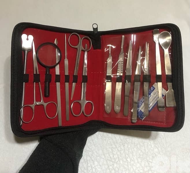 Height Quality Dissection Kit – 16-Piece Stainless Steel Set with Case 0