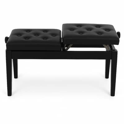 Luxury dual piano bench ( Chair ) with adjustable height and storage