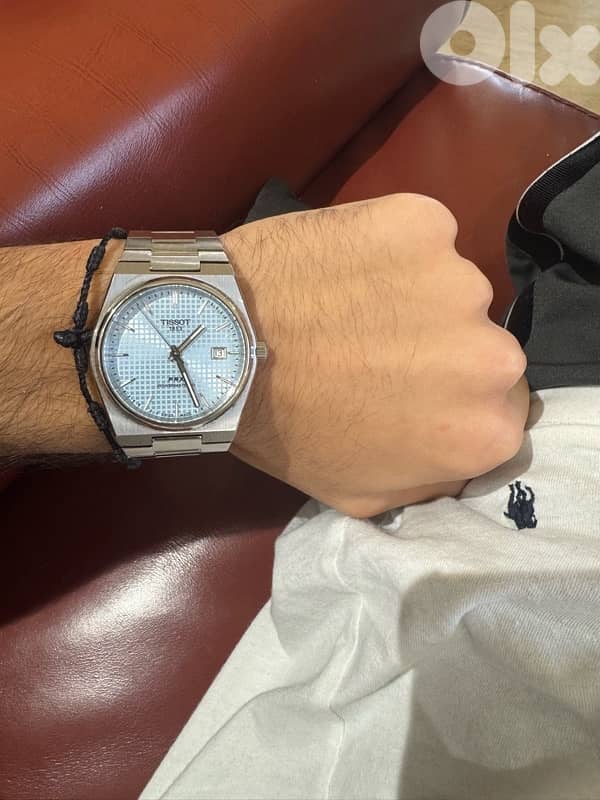 Tissot prx powermatic 80 ice blue 1