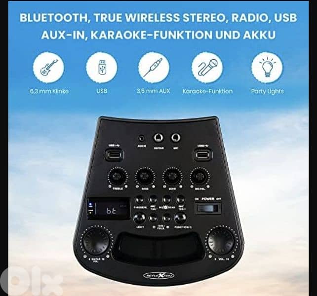 Reflexion PS07BT  DJ Karaoké  &Batterie et Effets Lumineux/4$ delivery 4