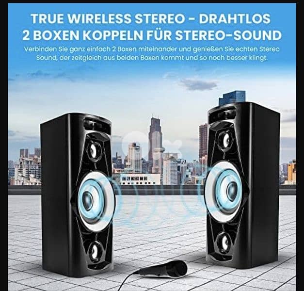 Reflexion PS07BT  DJ Karaoké  &Batterie et Effets Lumineux/4$ delivery 5