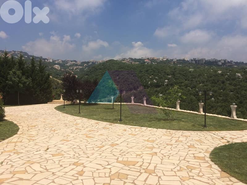 Prime Villa+panoramic view For sale in Aajaltoun -فيلا للبيع في عجلتون 0