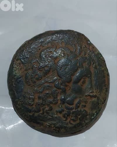 Ptolemaic Kingdom Big Bronze Coin  king Ptolemy VI Philometer 180 BC