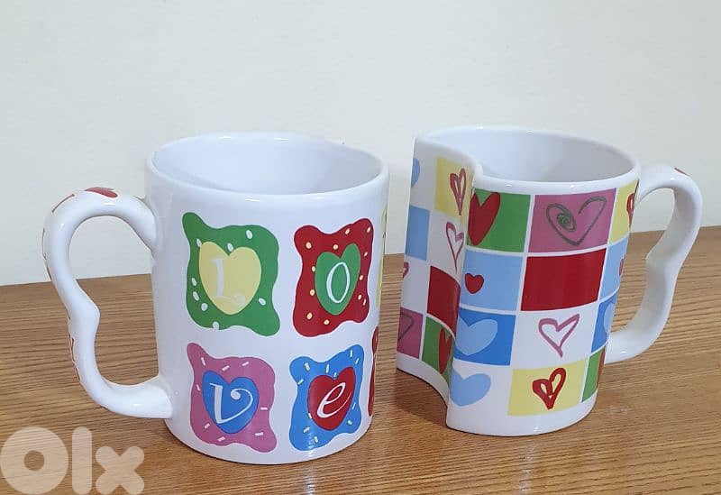 2 mug special and very beautiful  look new 10$ bi  ashrafiye 03723895 2