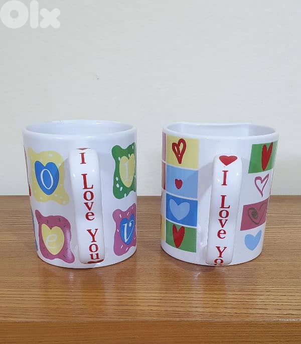 2 mug special and very beautiful  look new 10$ bi  ashrafiye 03723895 3
