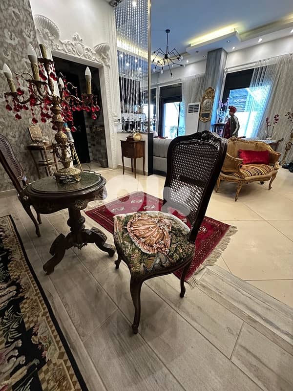 French Louis XV Style Vintage Cane Back Side 2 Chair and table 5