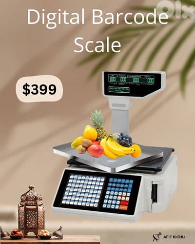 Digital Barcode Scale