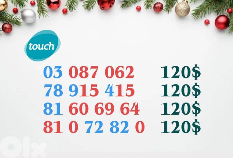 Mtc and alfa special numbers delivery  to all leb for info 71000980 0