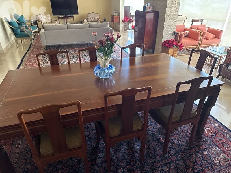 8 Solid Wood Dining Chairs 1