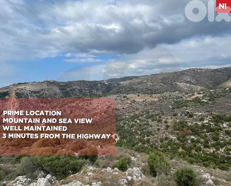 Great deal, prime location, Jbeil-Gherfin/جبيل-غرفين REF#NI127493 0