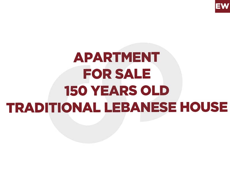 150 YEARS OLD TRADITIONAL LEBANESE HOUSE- Sarba REF#EW129398 0