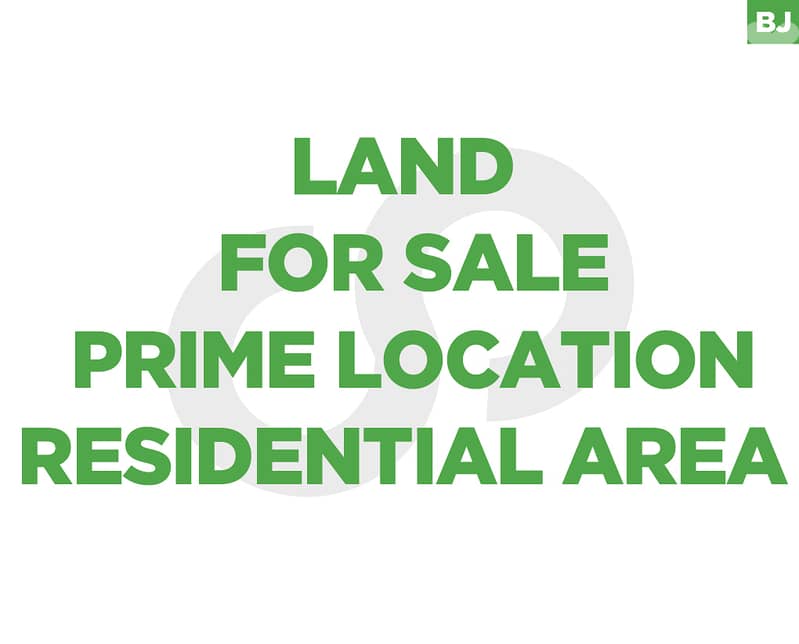 Prime 870 SQM Land for Sale in Zouk Mikael/ذوق مكايل REF#BJ129406 0