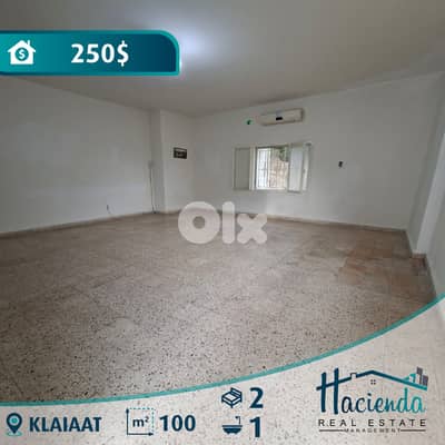Apartment For Rent In Klaiaat