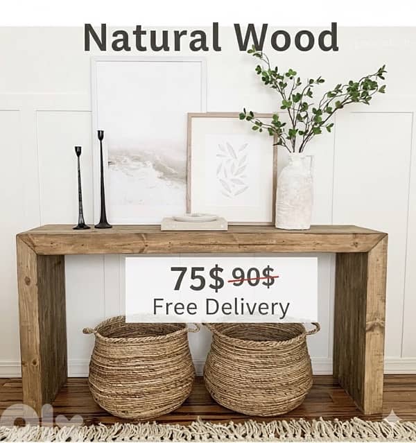 wooden consoles and tables 0