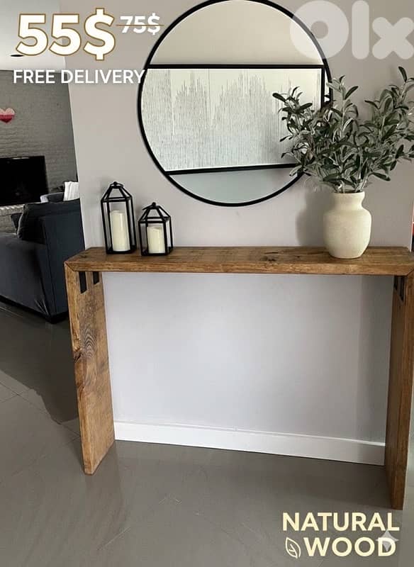 wooden consoles and tables 1