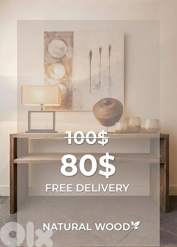 wooden consoles and tables 2