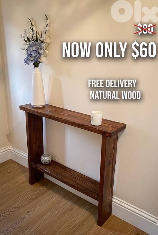 wooden consoles and tables 4