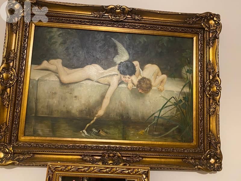 bed with two chairs 2