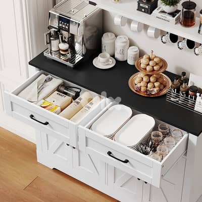 sideboard kitchen and coffee station