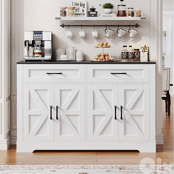 sideboard kitchen and coffee station 7