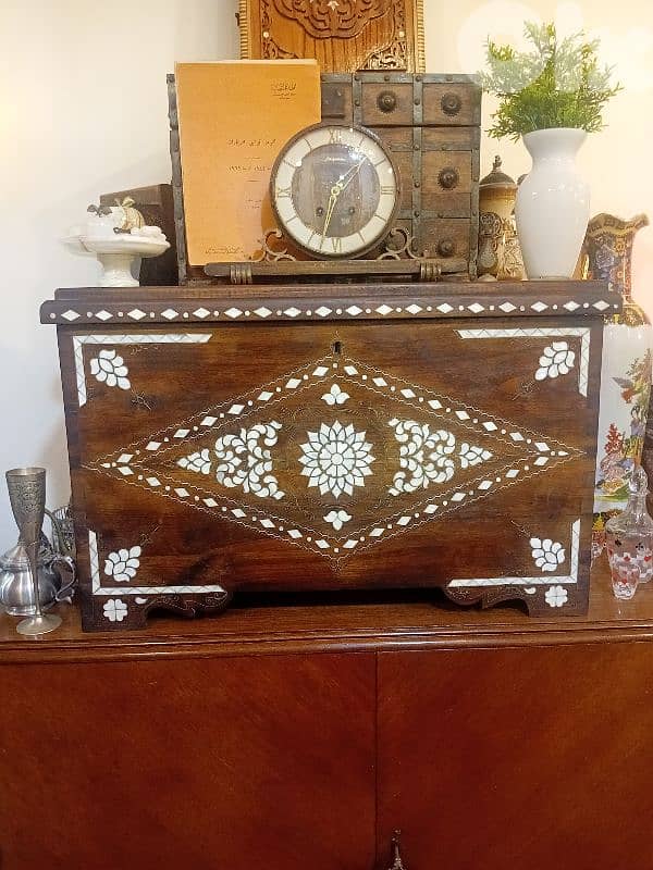 صندوق صدف من الداخل مخمل 0