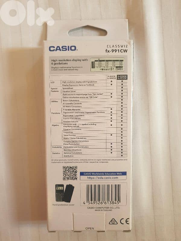 Casio Fx 991 Cw Brand New 0