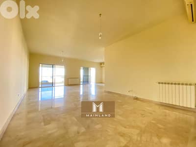 Spacious 240m2 3 bedroom apartment in Mtayleb for sale