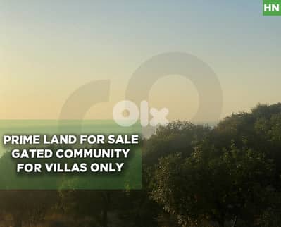 Land for Sale in Sahel Alma | Gated Community | sea view REF#HN129432