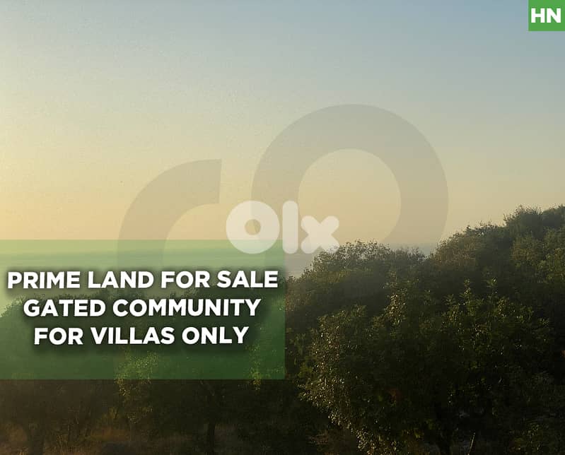 Land for Sale in Sahel Alma | Gated Community | sea view REF#HN129432 0