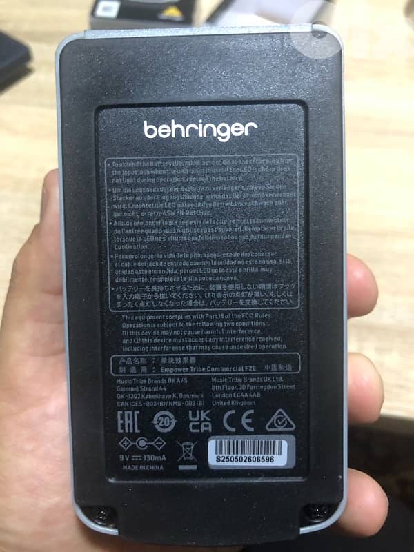 Behringer FX600 Multi Effects Pedal 4