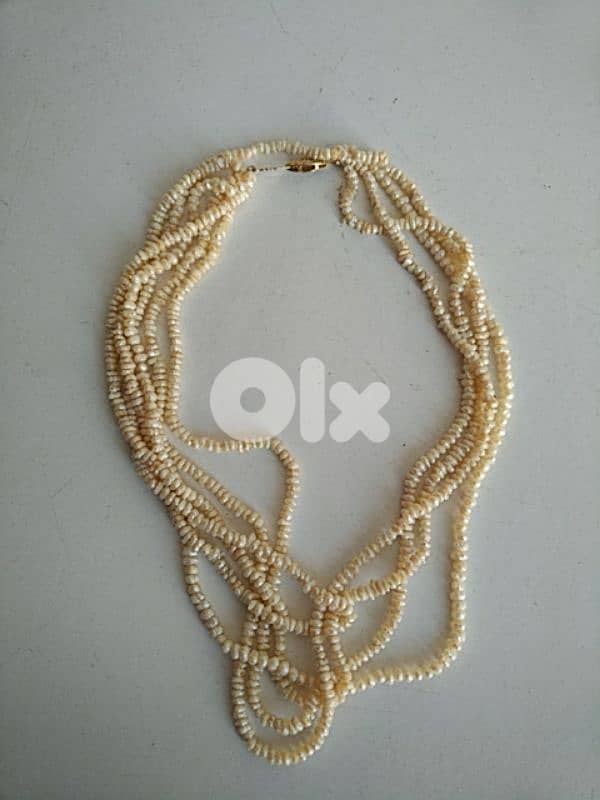 Old five strand freshwater rice pearls necklace - Not Negotiable 0